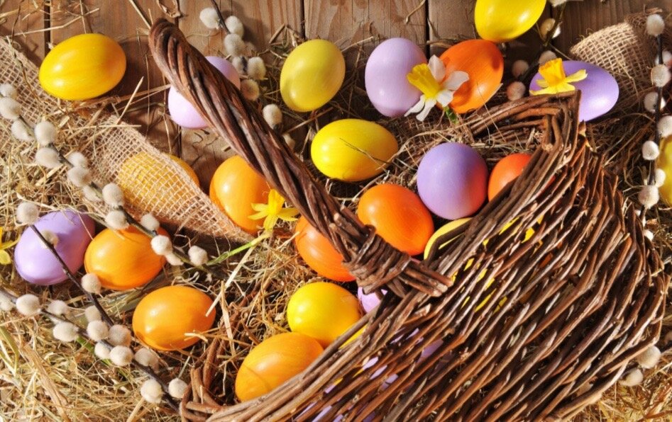 Натуральная магия окраски пасхальных яиц