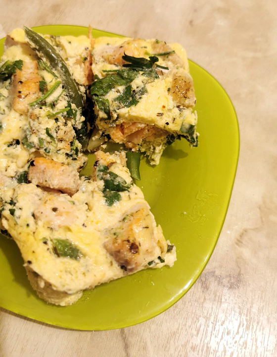 Хоягушт с лососем