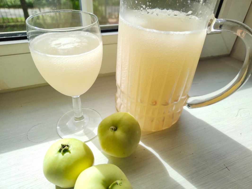 Освежающий яблочный квас: Проверенный рецепт из СССР