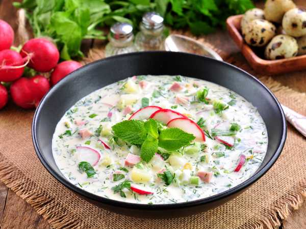 Окрошка на минералке: освежающий рецепт для жаркого лета