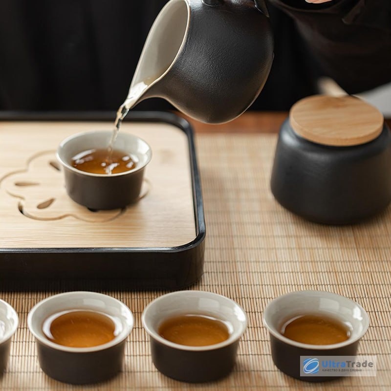 Искусство чаепития в восточном стиле: керамический чайный сервиз Xiaomi Zesee Kungfu