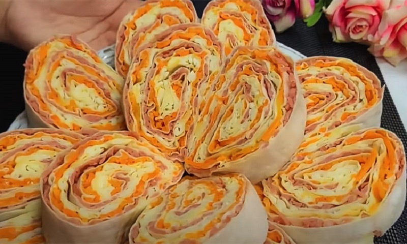 Лаваш на праздник: как приготовить простую и эффектную закуску