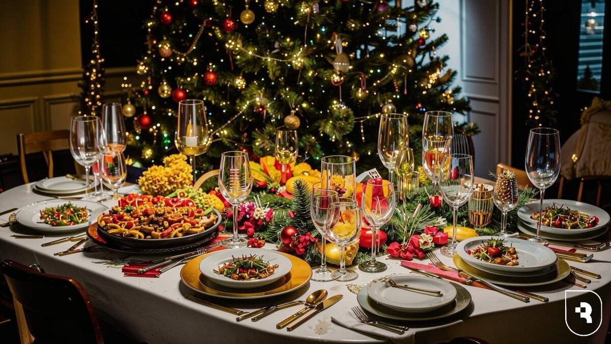 Новогодний стол: советы для беременных и кормящих мам