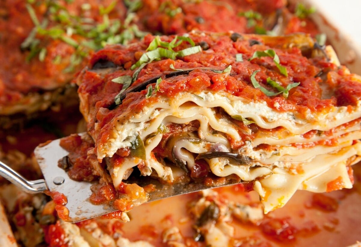 Постная Лазанья на Время Великого Поста