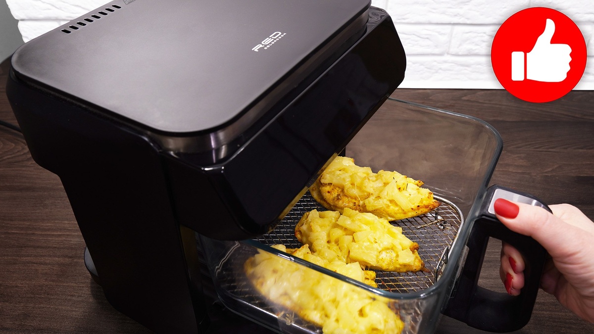 Нежное куриное филе с ананасами — идеальный ужин в аэрогриле