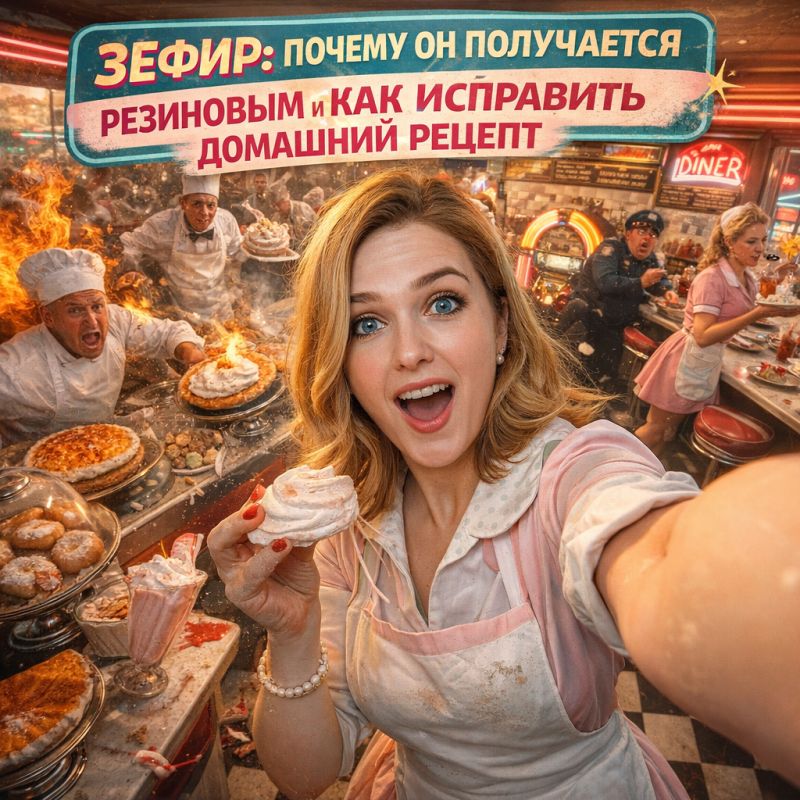 Почему зефир становится резиновым и как избежать ошибок в домашнем рецепте