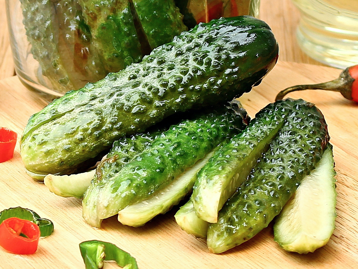 Огурцы в маринаде, готовим за 15 минут – уже завтра на столе