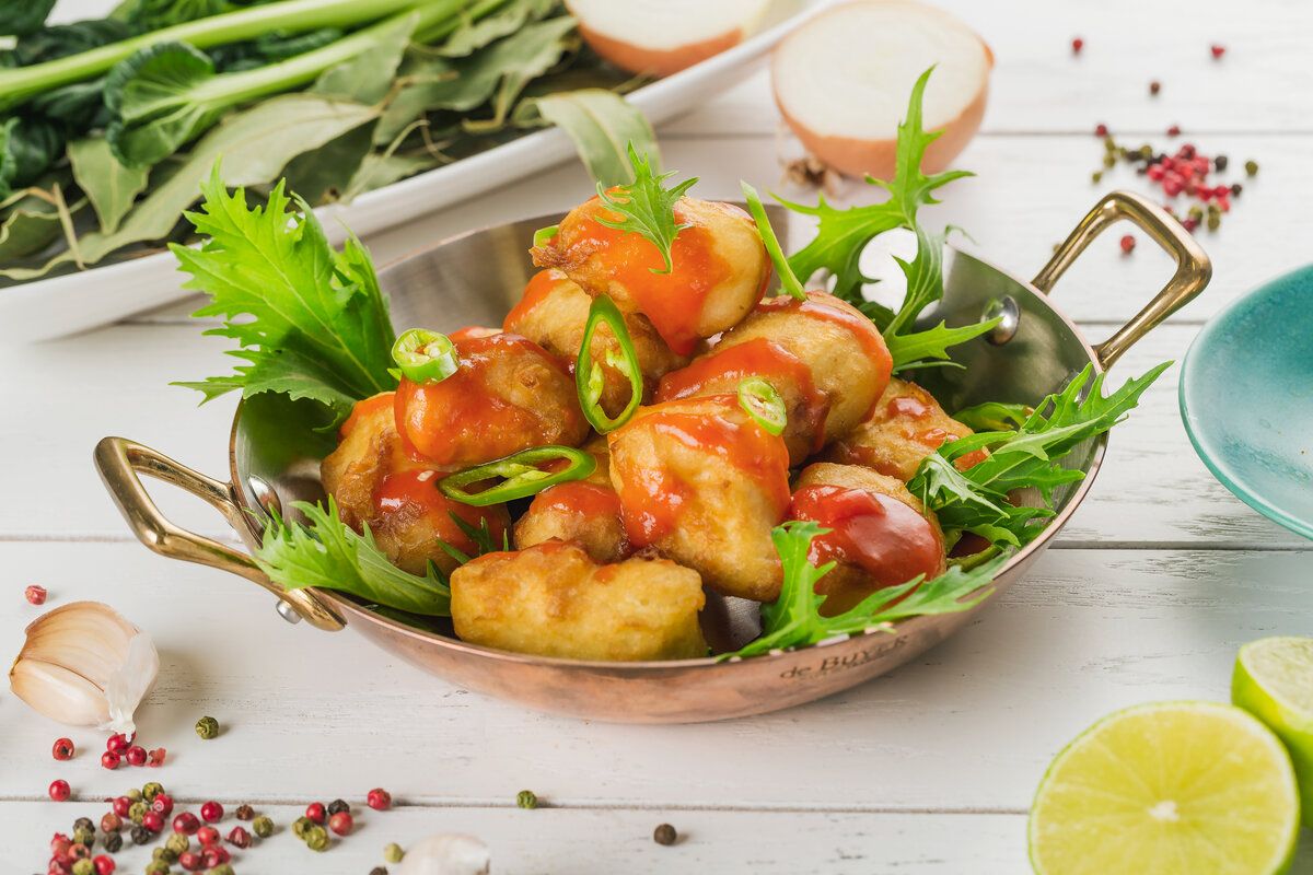 Рыба в кляре с уникальным кисло-сладким соусом