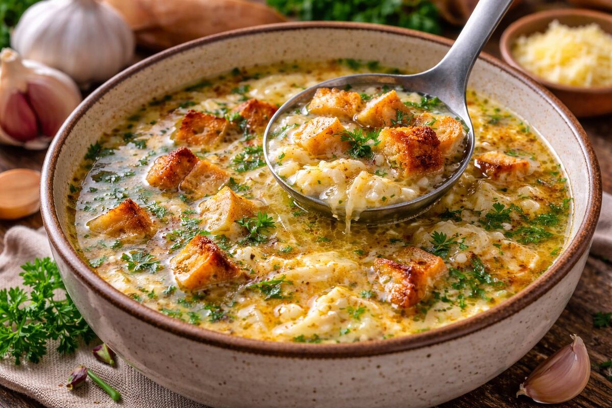 Чесночный суп: неожиданное наслаждение для вашего стола