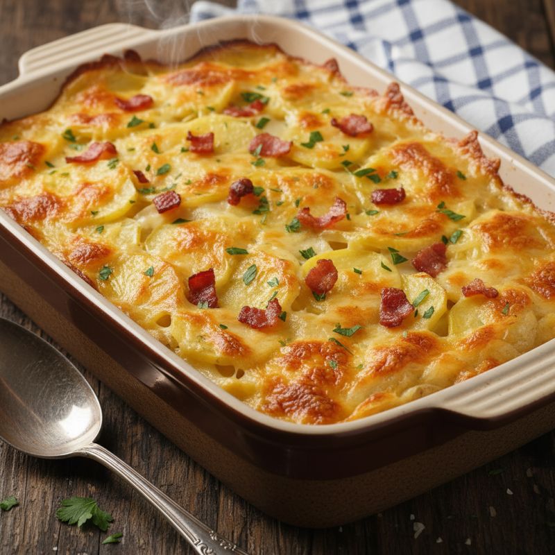 Куриная запеканка с картошкой и беконом: новый взгляд на классические рецепты