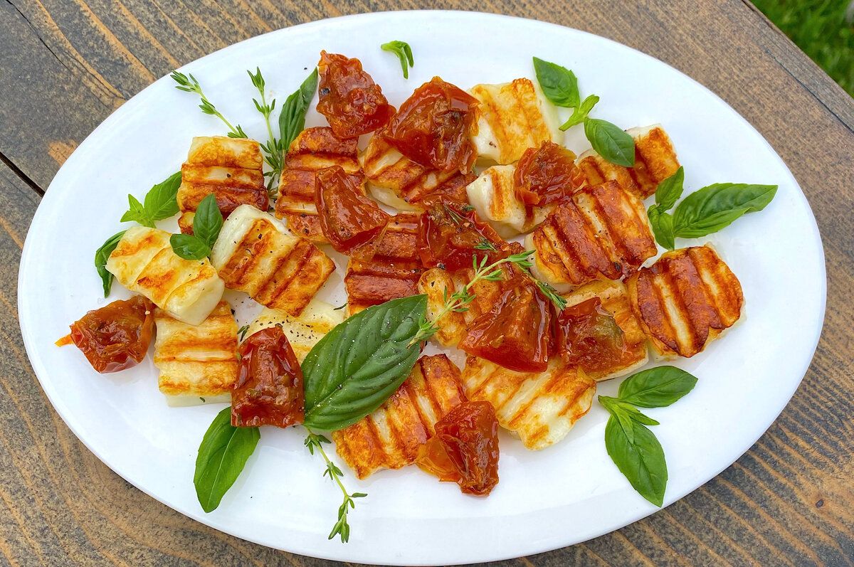 Халумис с белыми грибами: открывая новые вкусы жареного сыра