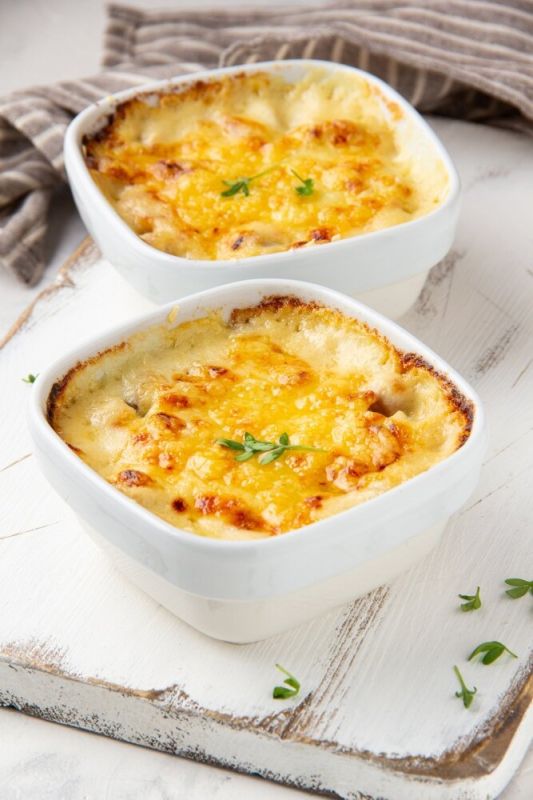 Гратен с грибами и сыром: простой рецепт для любой ситуации