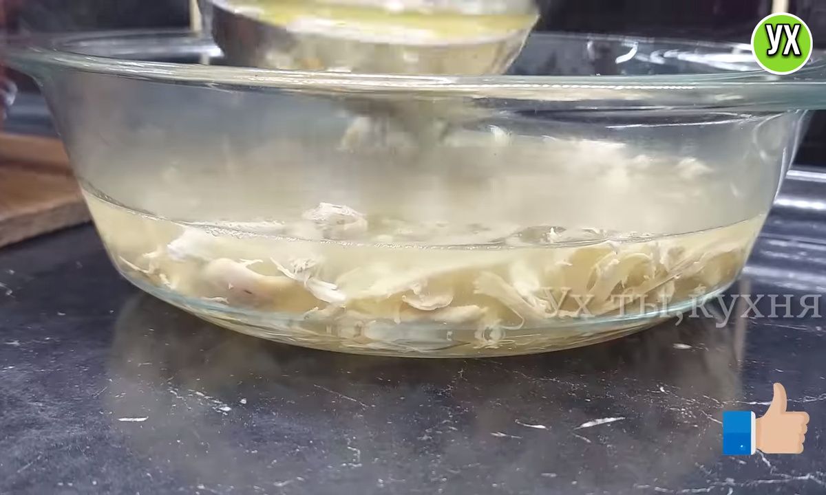 Нежный куриный холодец без желатина