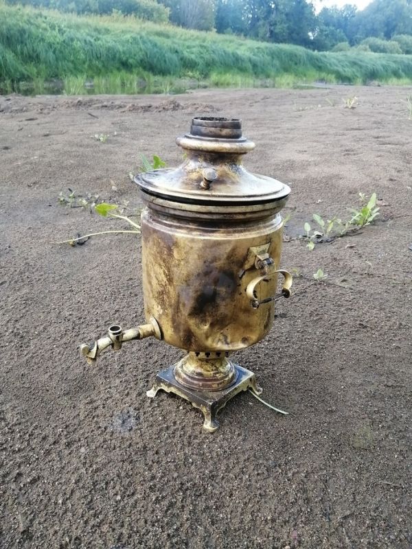 Неожиданные находки: Самовар с дна реки рассказывает свою историю