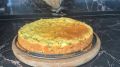 Летний заливной пирог с яйцом и зеленым луком