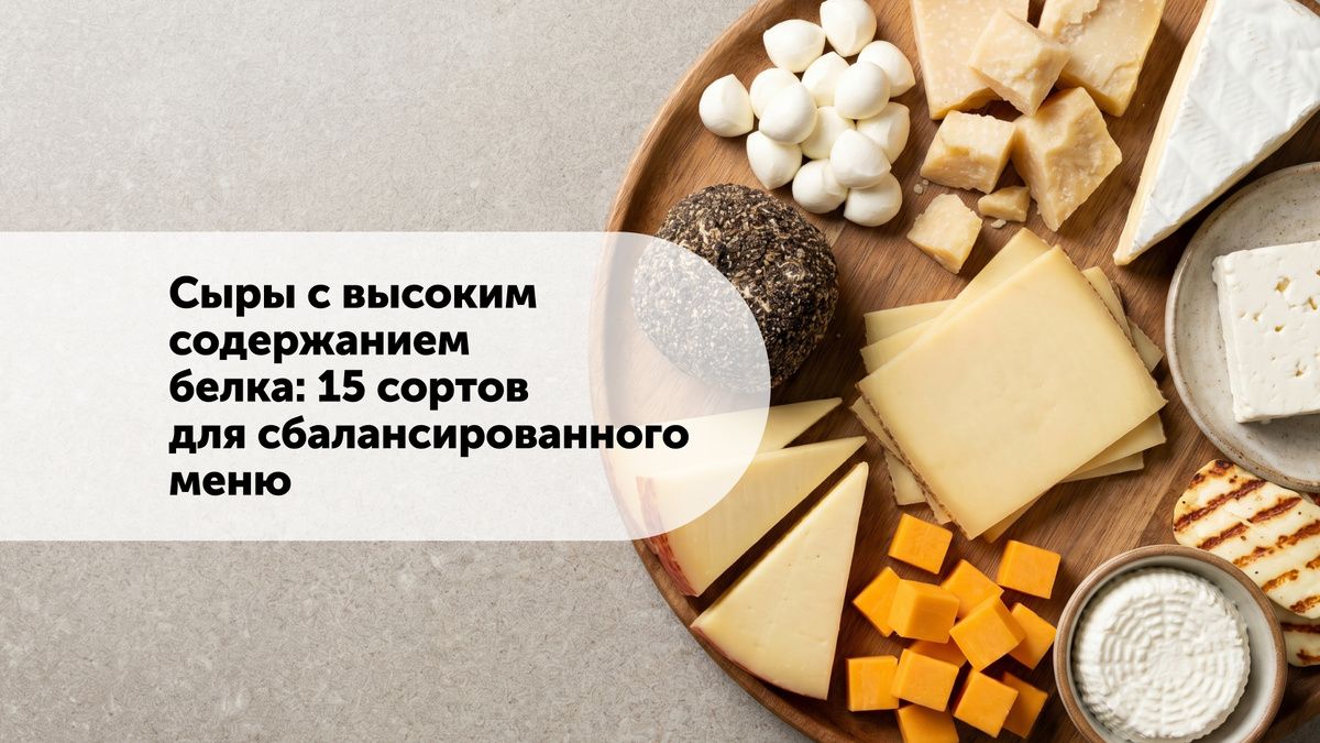 Сыры с высоким содержанием белка: как разнообразить рацион